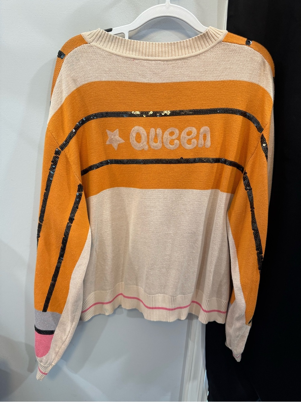 Queen of Sparkles Pencil Button-Up Cardigan | Size Large | Like New - Picture 4 of 4